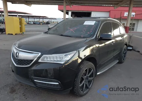 2015 Acura Mdx Technology Package из США, поврежденный, VIN 5FRYD3H42FB008447